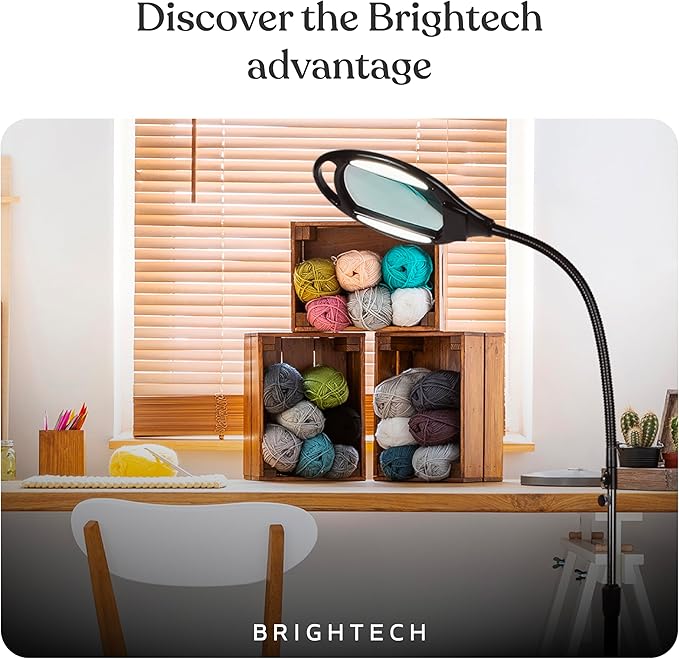 Brightech LightView Pro Magnifying Floor Lamp