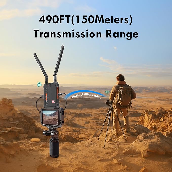 Wireless HDMI Transmitter and Receiver 4K: 2.4/5.0GHz HDMI Wireless Extender Kit