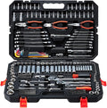 VEVOR Mechanics Tool Set, 314-Piece Mechanic Tool Kit, 1/4 in, 3/8 in, and 1/2