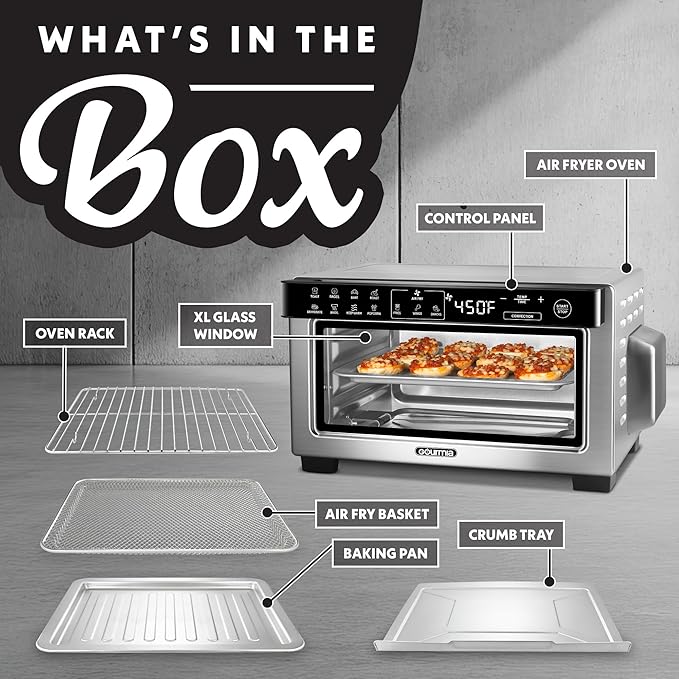 Gourmia Toaster Oven Digital Air Fryer
