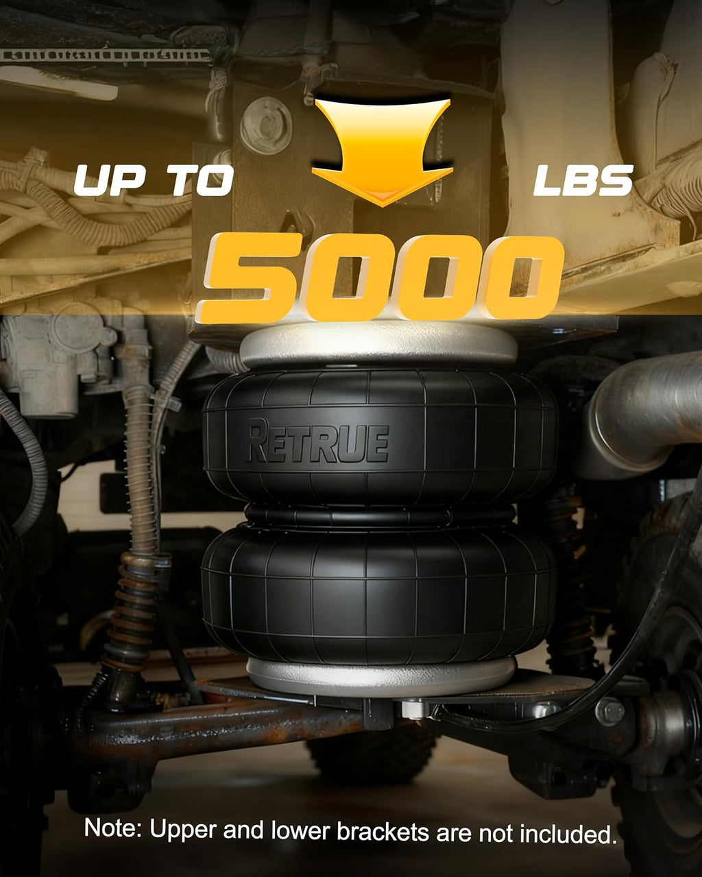 retrue universal air bags air suspension spring with, side view