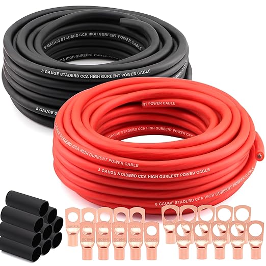 8 Gauge Wire Copper Clad Aluminum CCA (20PCS)