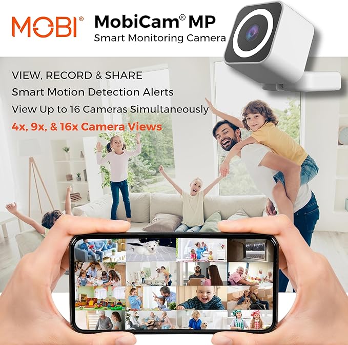 MobiCam MP 1080p Wi-Fi Smart Home Security