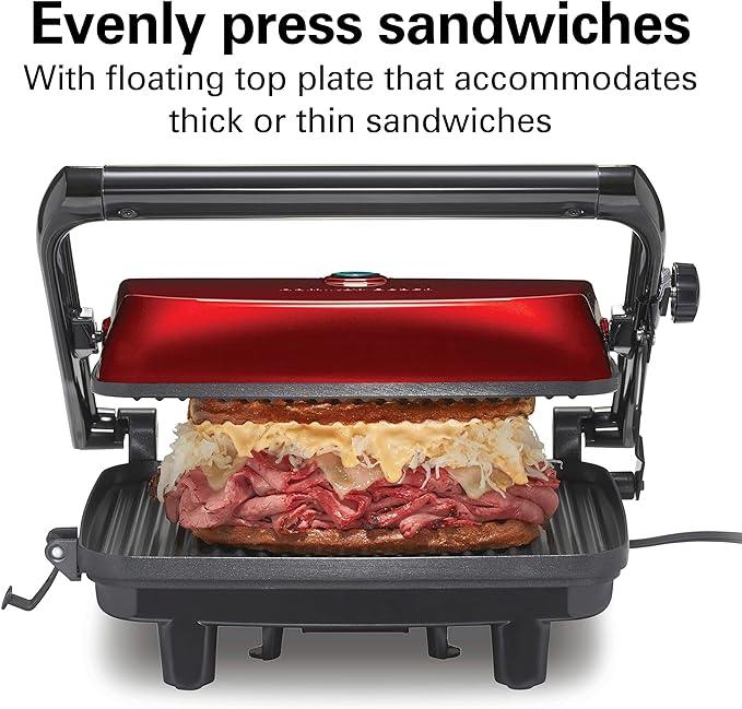 Hamilton Beach Panini Press Sandwich Maker & Electric Indoor Grill