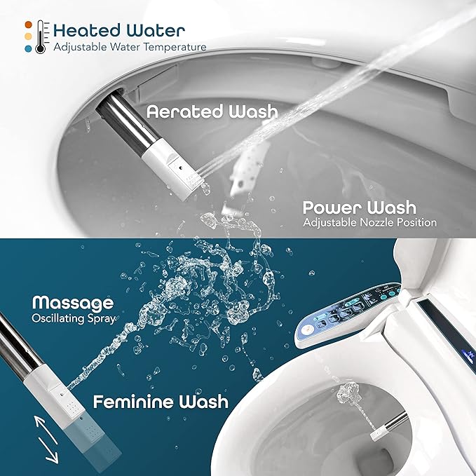 BidetMate 2000 Series Heated Bidet Japanese Toilet Seat