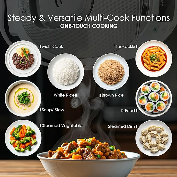 MAGiC COM multi-Functional Digital Rice Cooker 10 Cup Uncooked, 15-in-1