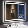 YEELAIT 40x32 Inch LED Bathroom Mirror