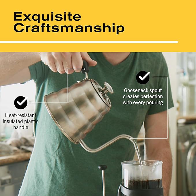 Bean Envy Pour Over Coffee Kettle, Small Gooseneck Kettle