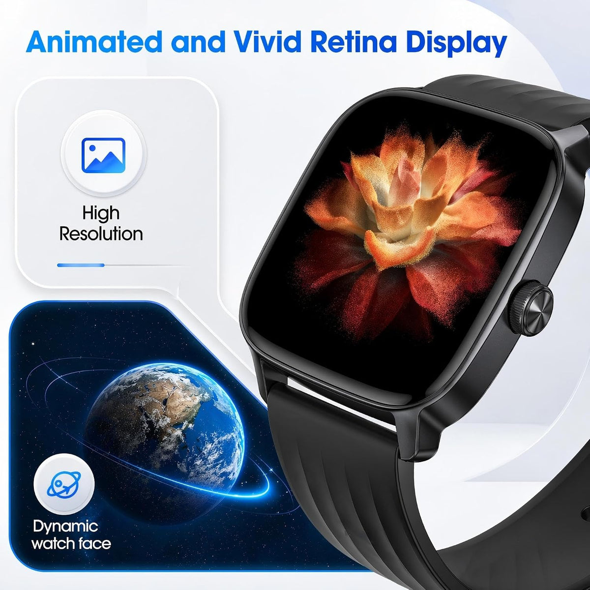 pedometer watch senior friendly no app no phone on a desk or shelf
