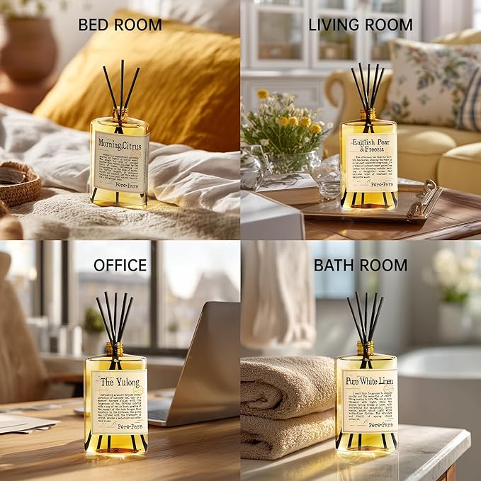 English Pear&Freesia Scent Reed Diffuser Refill 13.53 fl oz