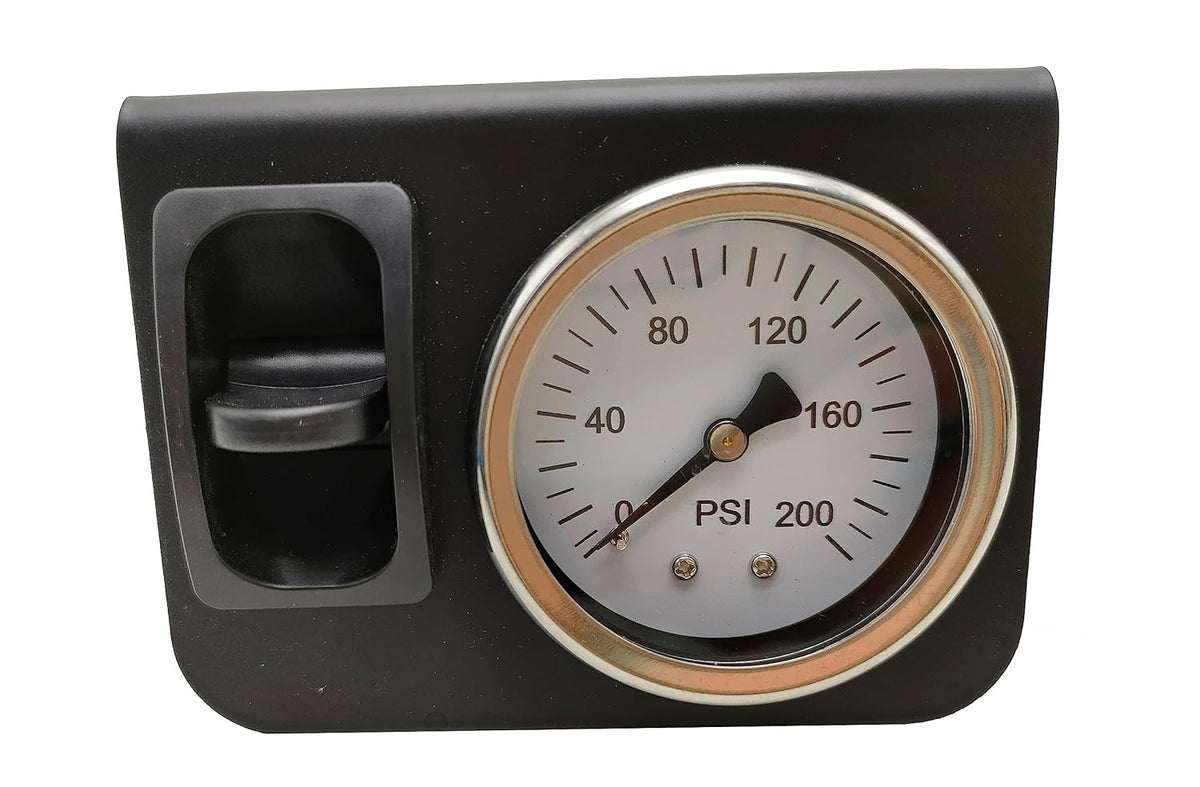 in cab single air gauge control kit with, side view