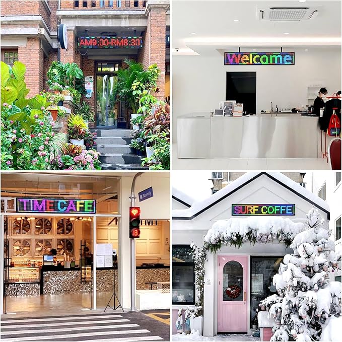 Waterproof Programmable Led Sign Custom Scrolling Outdoor Digital Signs