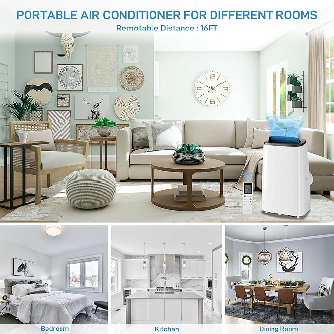 Portable Air Conditioners 14, 000 BTU, Portable AC Unit