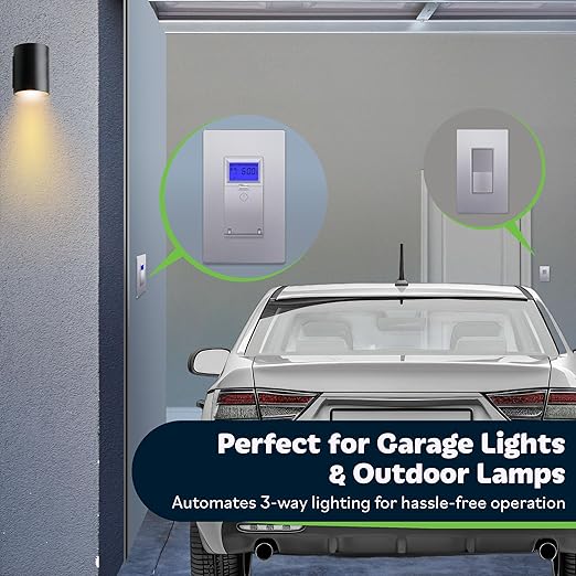 TOPGREENER Digital Astronomic Timer Switch, 7-Day Programmable Sunrise Sunset