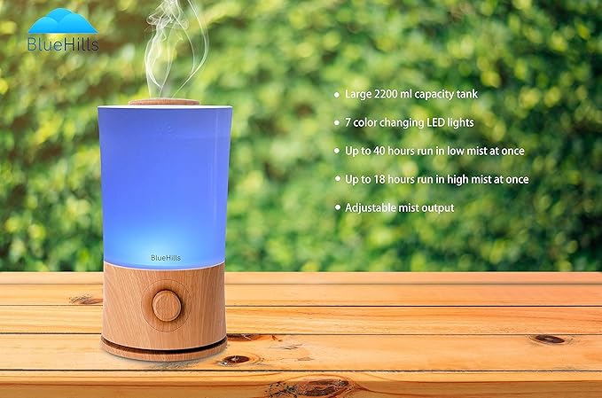 BlueHills Premium 2000 ML XL Large Essential Oil Diffuser Aromatherapy