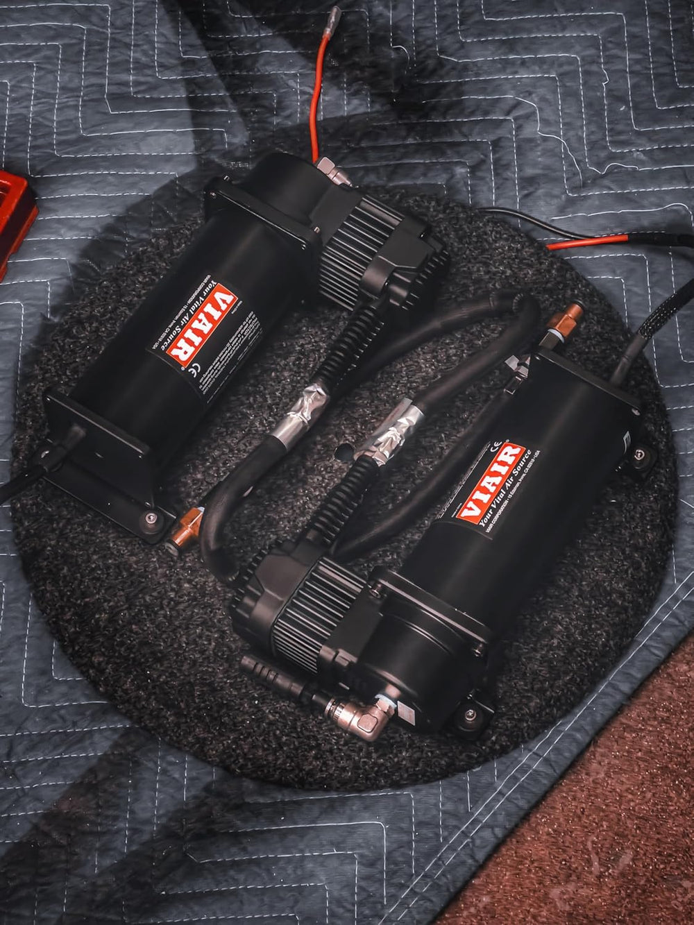 VIAIR 444C Dual Air Compressor for Air Suspension (2 Pack) 12V Continuous Dut...