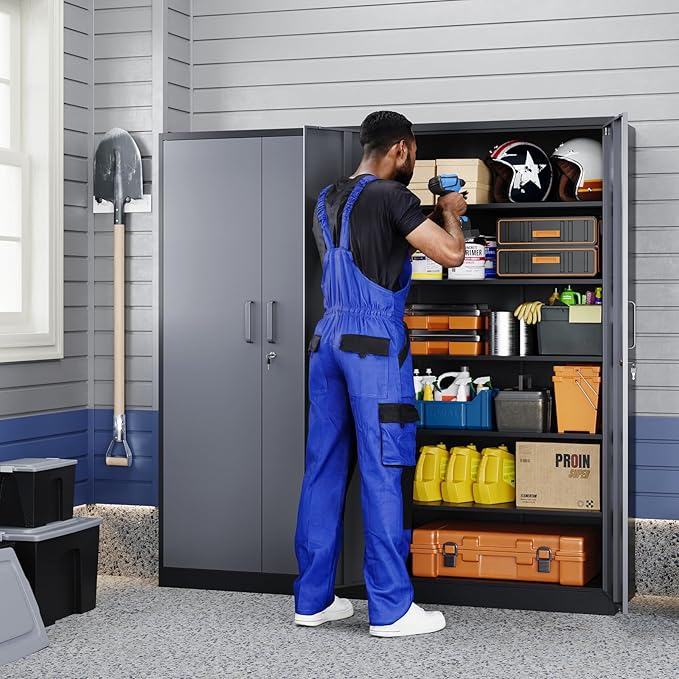 Yizosh Metal Storage Cabinet