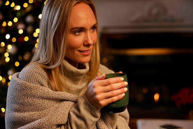 Nextmug Plus Temperature-Controlled, Self-Heating Mug – No App, Long-Lasting