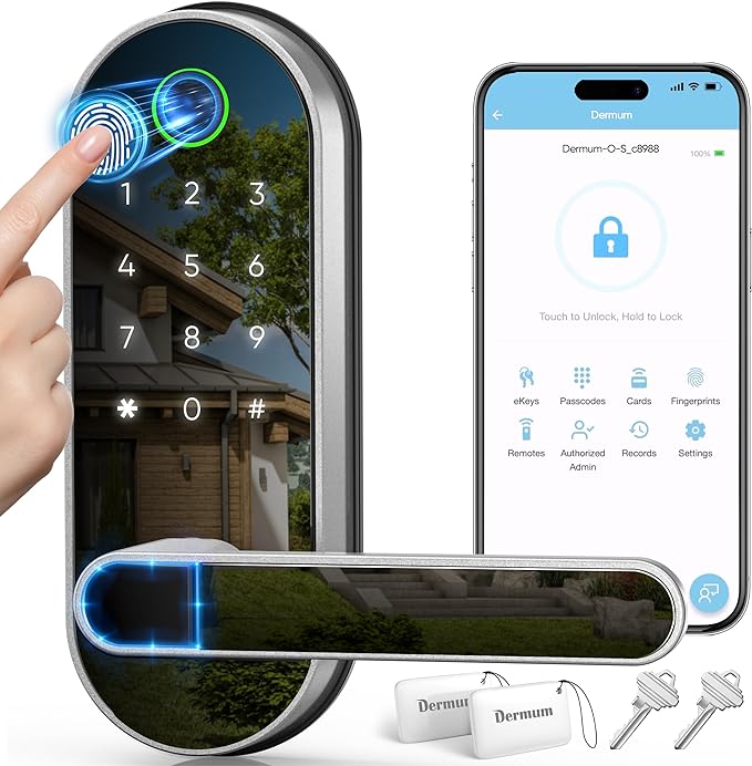 Keyless Entry Fingerprint Digital Smart Lock