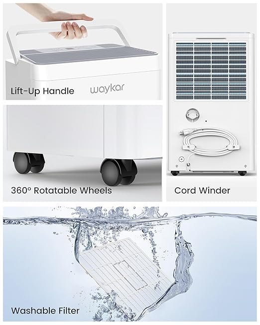 Waykar 150 Pint 2025 Energy Star Dehumidifier