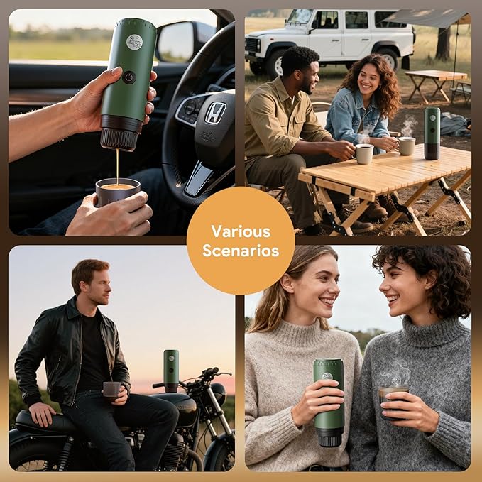 Portable Electric Espresso Machine, Travel Coffee Maker