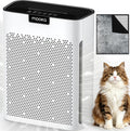 MOOKA Air Purifier for Home Bedroom Large Room 2200 Ft², HEPA Filter, White