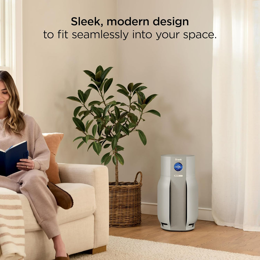 Shark BreatheClear Max Smart Air Purifier, HP362, Dove