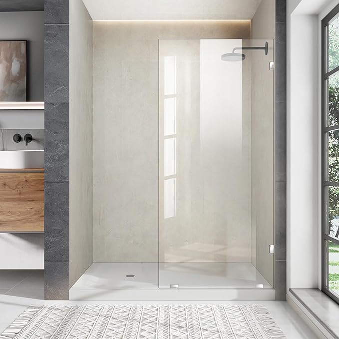 Bathroom Shower Glass Door 34 * 74"