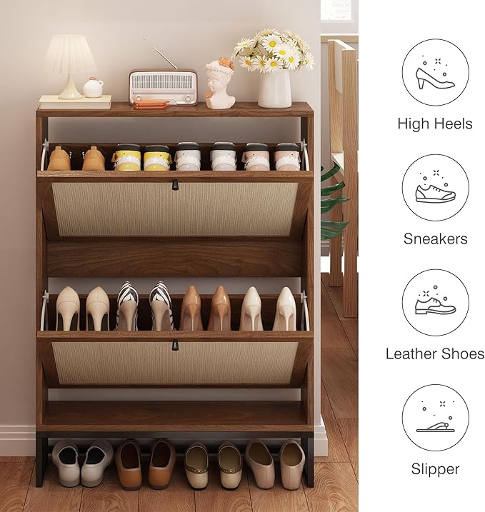 AVZEAR Freestanding Shoe Organizer
