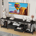 GYIIYUO TV Stand with Fabric Drawers