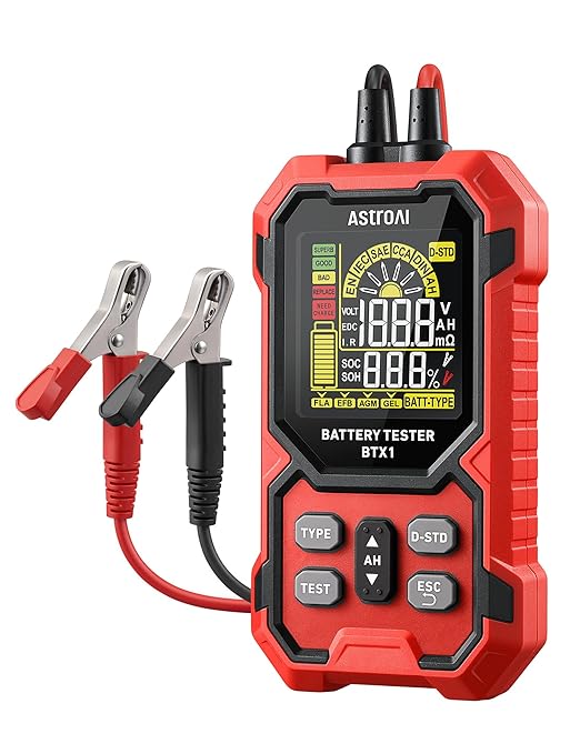 AstroAI Car Battery Tester, 12V/24V Digital Automotive Meter Diagnostic Tool