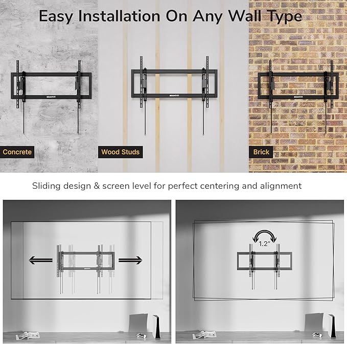 Mount-It! Advanced Extendable Tilt TV Wall Mount