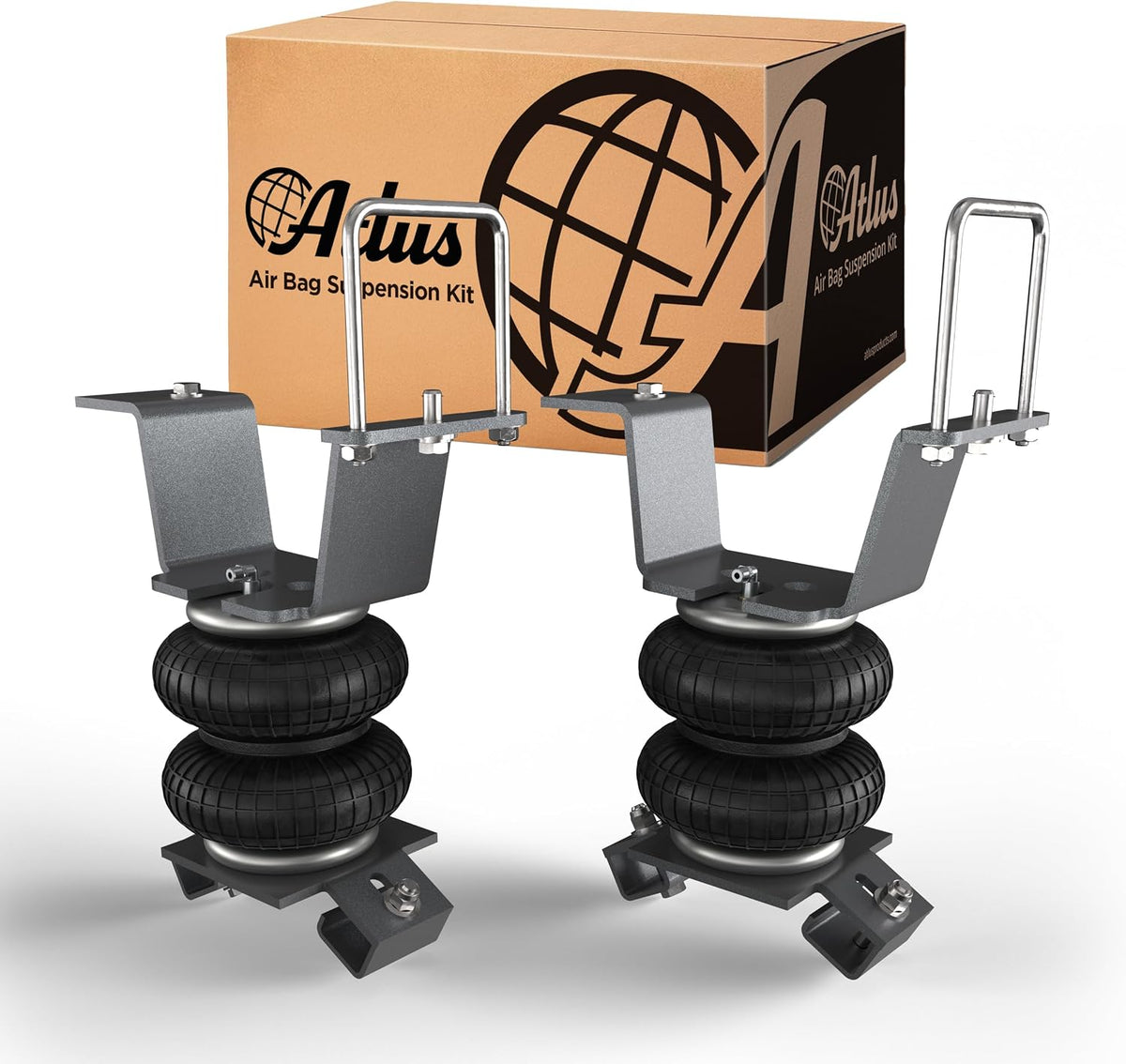 Atlus Engineered By Air Lift A5000 Air Bag Suspension Kit for 2007-2019 Chevy Silverado & GMC Sierra 1500 Legacy 2WD & 4WD (Replaces Torque TR2430AS and Firestone 2430) – AA24300