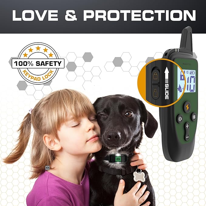 INVIROX Training Collar for Large Dog X2 124 Levels
