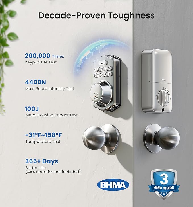 Veise Keyless Entry Door Lock