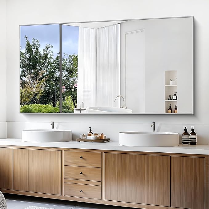 36x72inch Bathroom Mirror, Large Rectangular Wall Mirrors