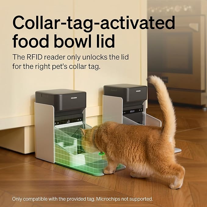 PETLIBRO RFID Automatic Cat Feeder, Collar Sensor-Activated Personalized Meals