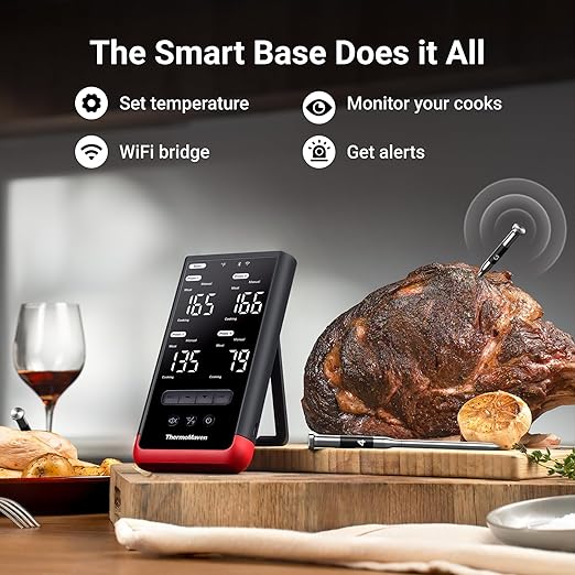 ThermoMaven Smart Bluetooth Wireless Meat Thermometer: Standalone Base