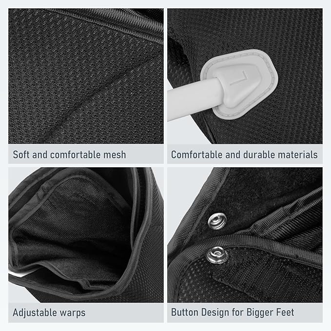 QUINEAR Leg Massager with Heat and Air Compression, Foot and Calf Massager