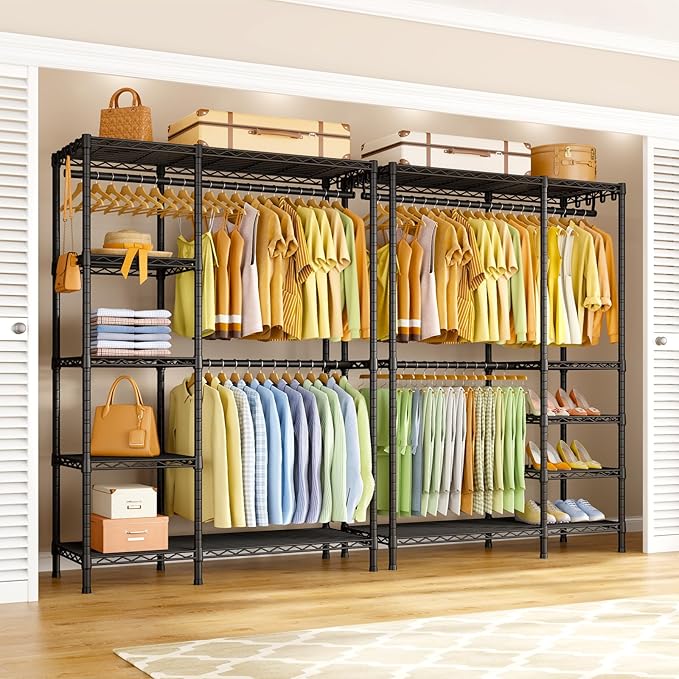 Ulif F2 Clothes Rack, 5 Tiers Heavy Duty Garment Rack