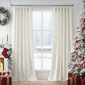 FMFUNCTEX Velvet Curtains Christmas Curtain