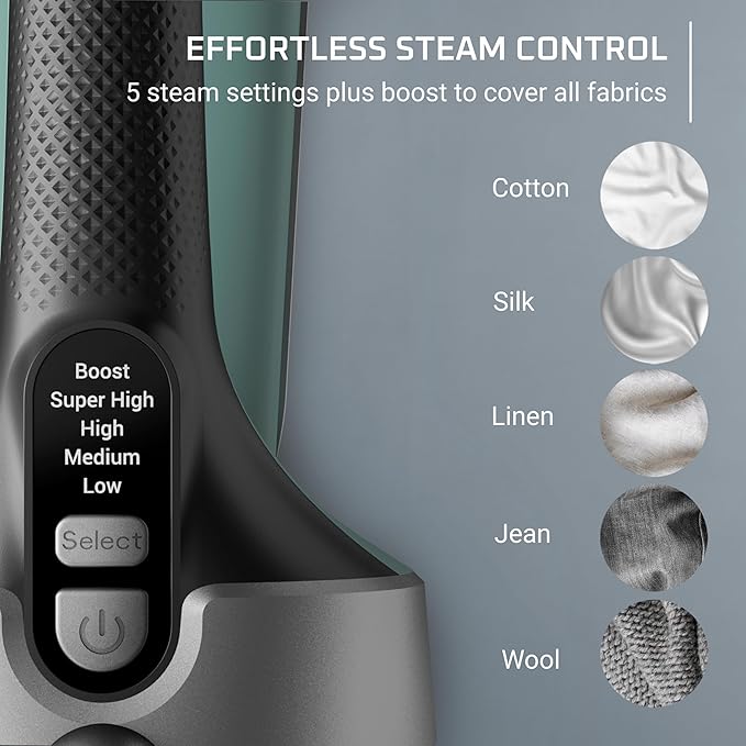 Rowenta Handheld Steamer for Clothes, Pure Force 2in1 Steamer & Iron,
