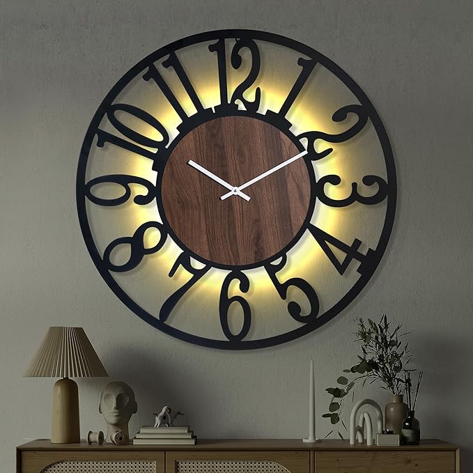 Casaformia 32'' Large Silent Wall Clock