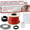 LuxHeat 70sqft Floor Heating Cable Kit - 240v In Floor Electric Heater Kit -