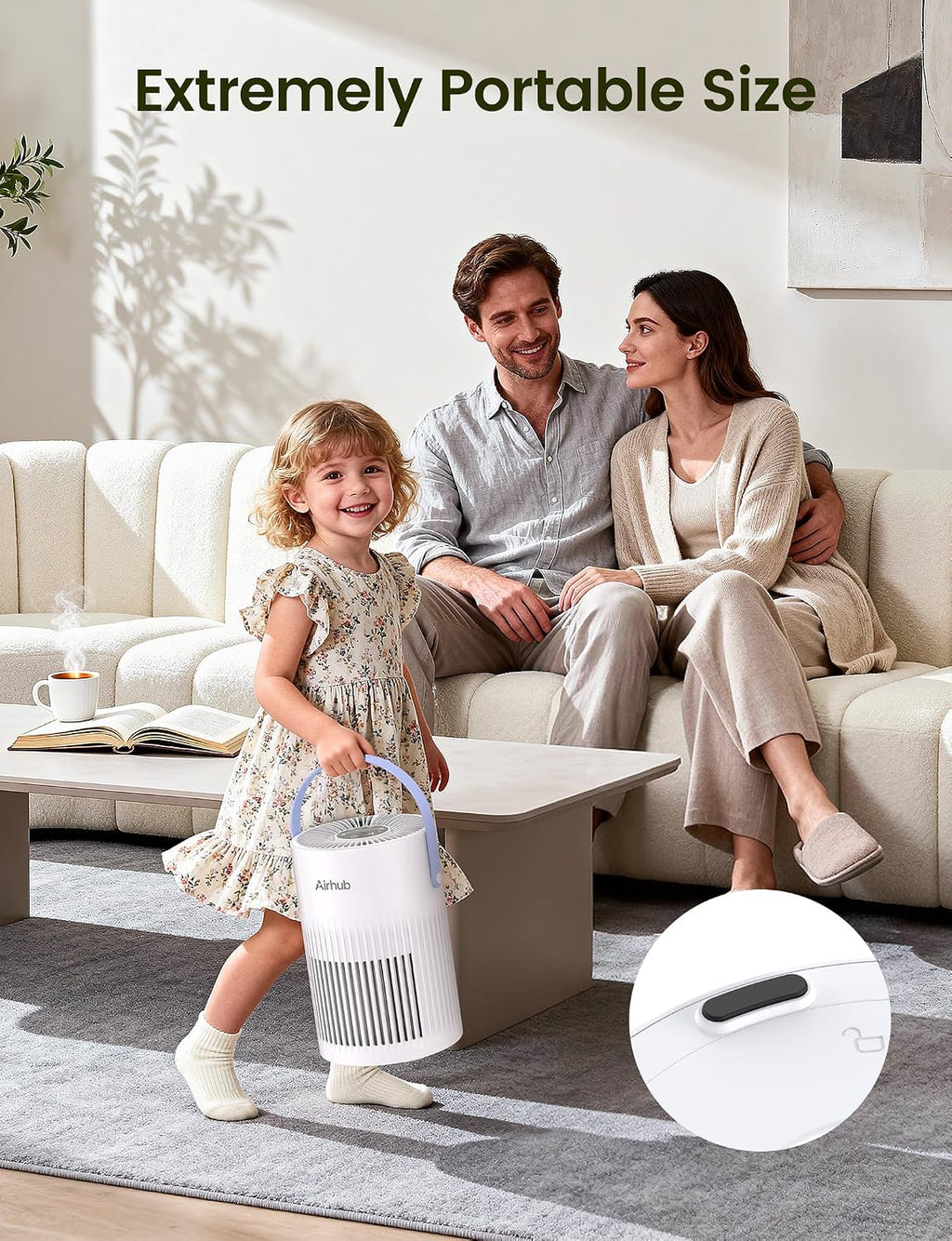 Air Purifier For Home Bedroom, 20dB Quiet Sleep Mode