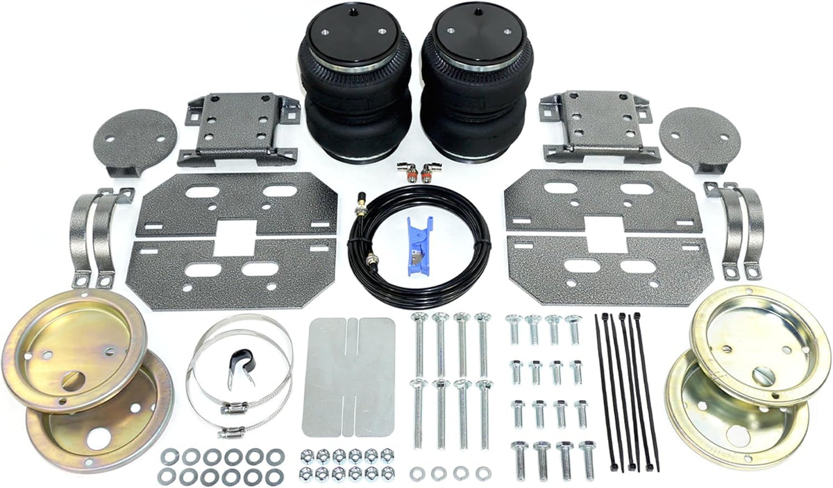 Pacbrake HP10002 ALPHA HD Rear Air Suspension Kit fits 2003-2013 RAM 2500 & 2003-2018 RAM 3500 4WD | Easy Installation | Precision Laser Cut | Corrosion Resistant Roll Plates