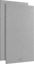 AudioSilk Acoustic Panels, 2 Pack, Mid Grey