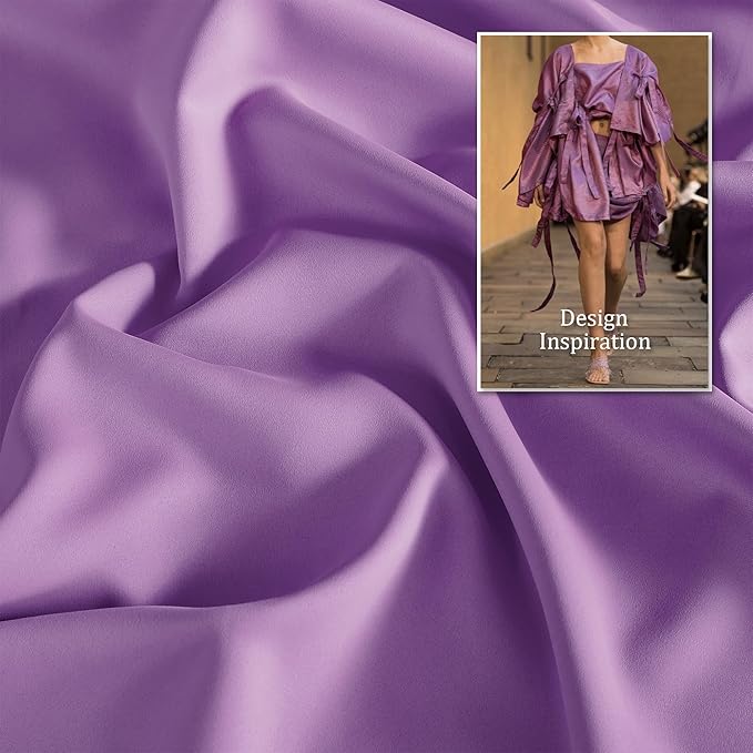 DUALIFE Bright Purple Curtains for Girls Bedroom Light Blocking Room Darkening