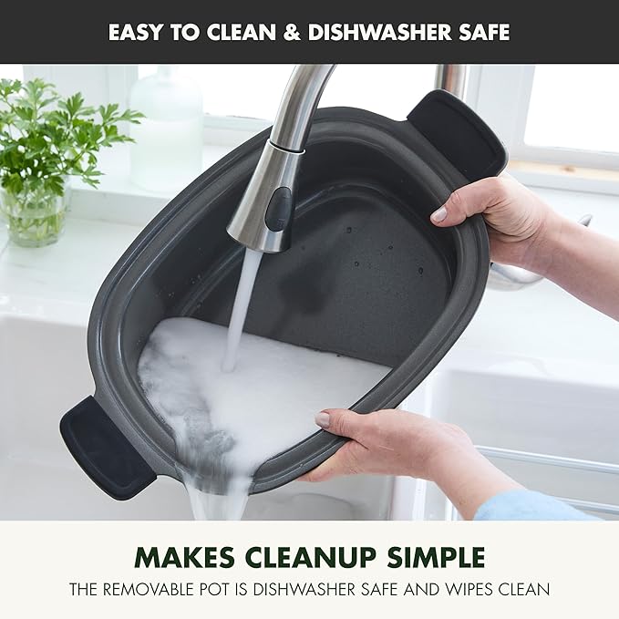 GreenPan Elite 14-in-1 Nonstick 6QT Electric Slow Cooker, PFAS-Free Ceramic