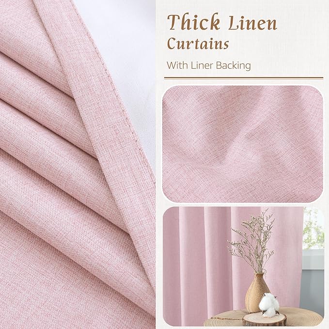 LAMIT Full Blackout Window Curtains